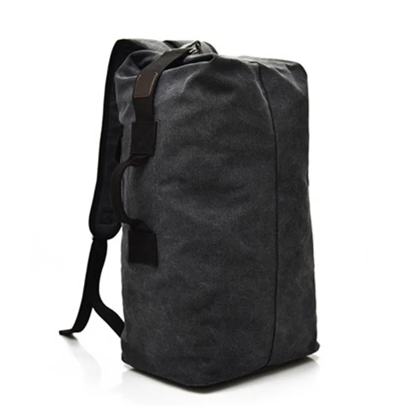 Large Capacity 2 Size Men Women Sport Travel Gym Military Tactical Climbing Backpack Bags Canvas Bucket Shoulder Sports Bag Male