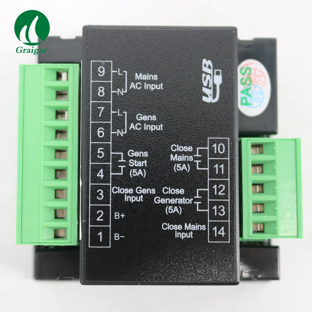 

ATS106 Genset Control Panel DC Power 8 ~ 35V with Directly Drive Switching