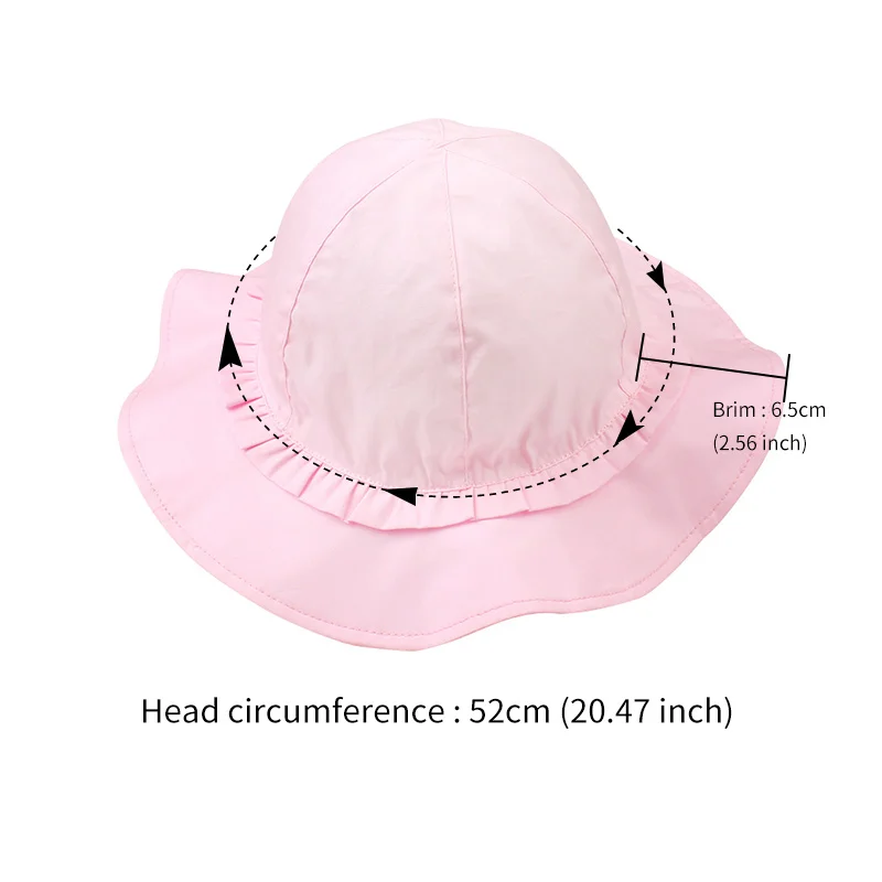 Fashion Cotton Girls Hat Summer Panama Sun Cap For Girls Ruffles Lace Up Kids Hat Wide Brim Red Beach Hat Baby Girls Clothing (4)
