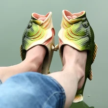 Koovan Nouveau Poissons Silppers 2017 Plage Creative Drôle en forme de Poisson Enfants Garçons Filles Femmes Hommes D’été Poisson Bouche Sandales Couple