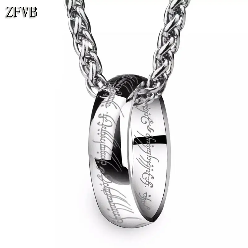 

ZFVB Male Scripture Necklace Pendant Stainless Steel Necklace Pendants Medallas Catolicas Jewelry Bijoux Gift