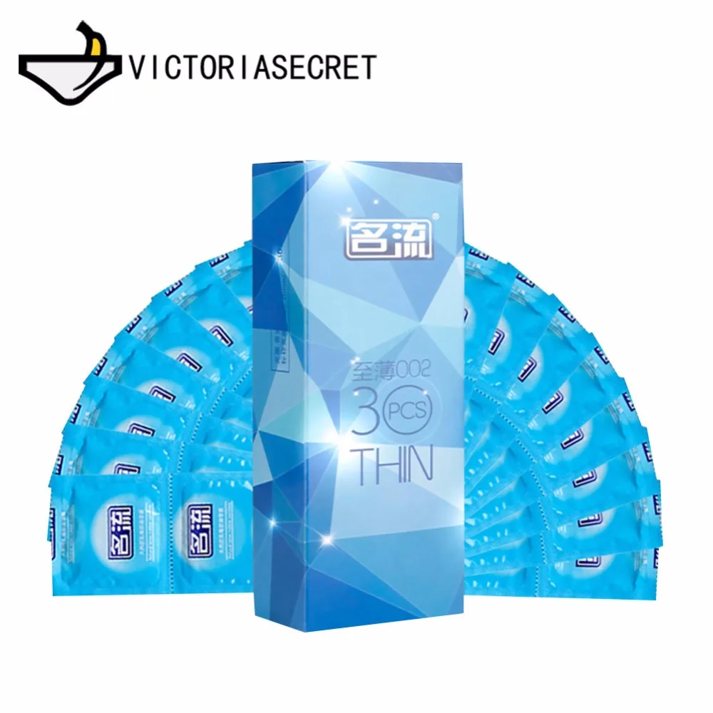 Slim Penis Condoms Cock Ring Sex Erotic Condom Erotic penis sleeve  Toys for Men Sex Shop Condom Delay Dick sex tools 30 Pcs