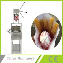 3L maquina де Churros руководство+ 20L Электрический Churros фритюрницы с рабочей стенд