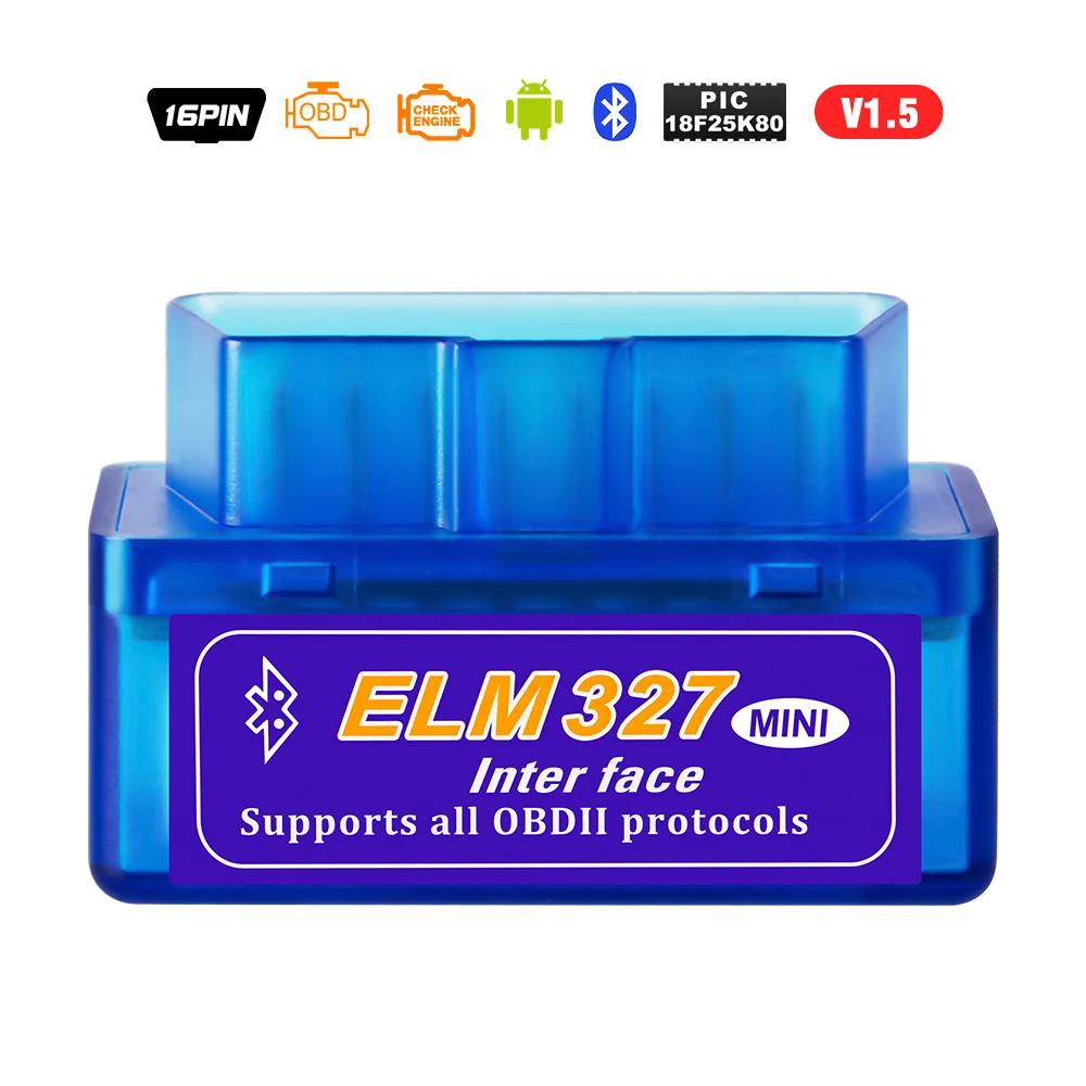 ELM327 V2.1 USB OBD2 cable coder reader scanner super mini elm 327 V1.5 bluetooth wifi for PC/Android/ios auto diagnostic tool temperature gauge for car Diagnostic Tools