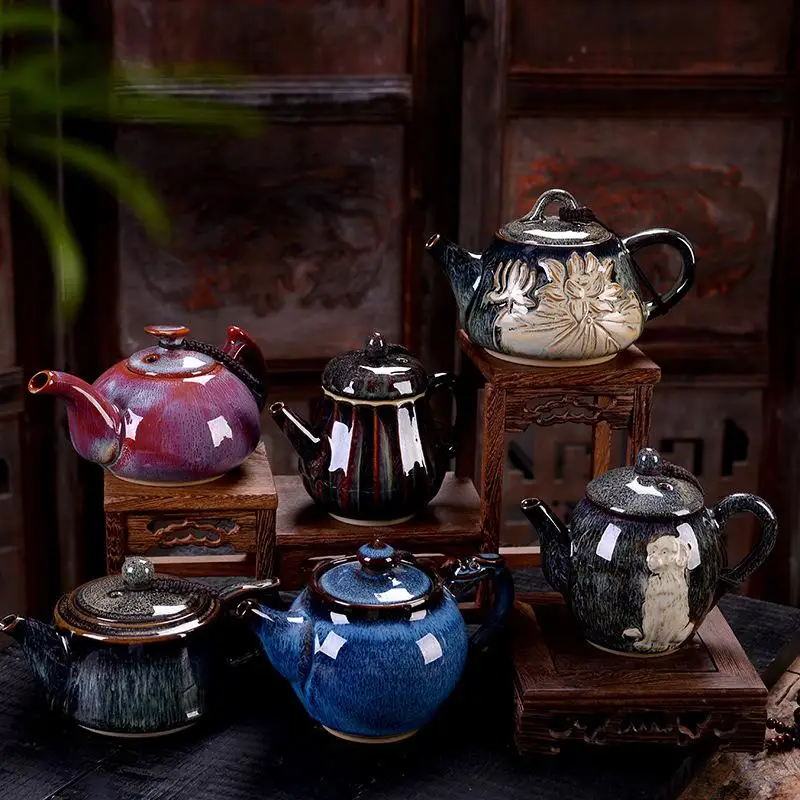 Керамический чайный горшок фарфоровый чайный набор кунг-фу чайные горшки Чайник Китайский стиль чайный горшок домашний ресторан отель кувшин для воды кувшин чайная посуда