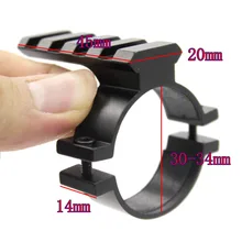 Крепление для прицела 30 мм-35 мм Кольцо адаптер 20 мм Вивер Пикатинни для красной точки прицел База Установка пистолет оптические прицелы кольцо