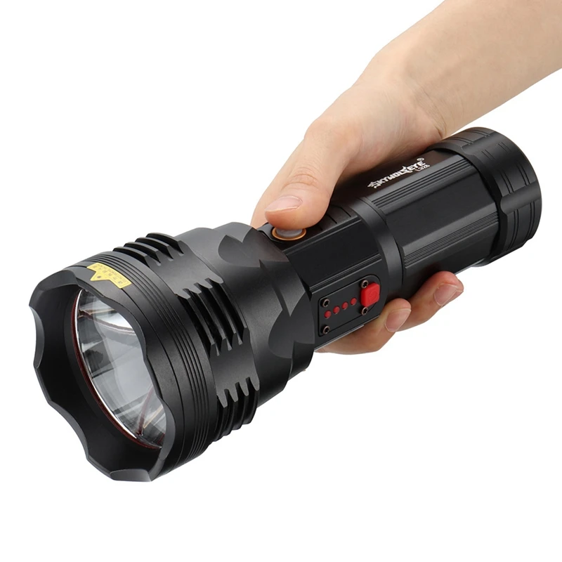 

3 light source super bright rechargeable portable aluminum alloy flashlight outdoor lighting tools