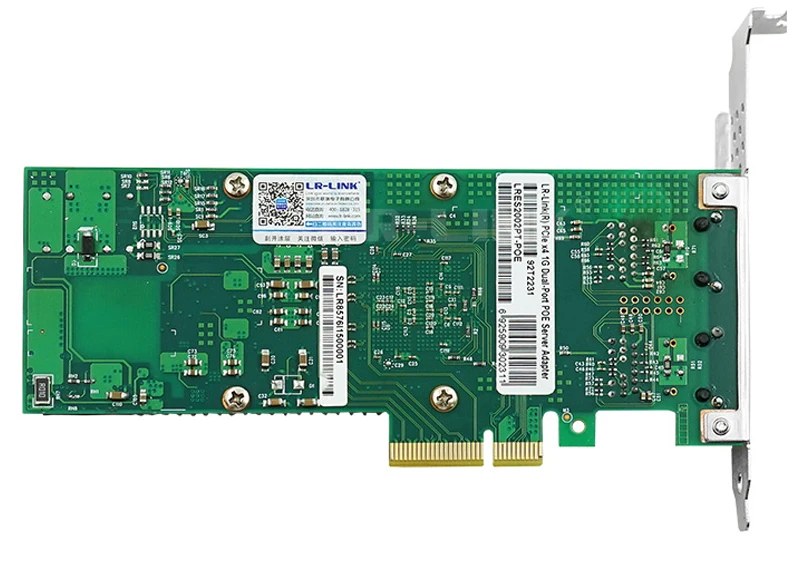 LRES2002PT-POE-PCI Express x4 Dual Port 802.3at PoE Gigabit Vision Frame Grabber Card (Based on Intel82576) 4