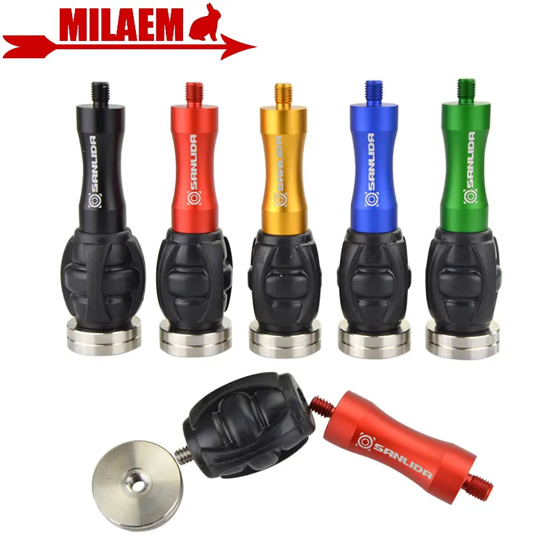 

1pc Archery Recurve Bow Stabilizer Bow Riser Balance Bar Shock Absorber Counterweight Damping Ball Hunting Shooting Accessories