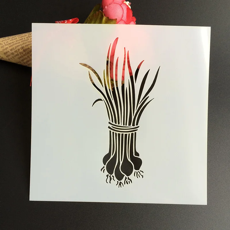 

1Pcs 13*13cm Scapbook Stencil Cake Decorating Tool scrapbooking DIY Decorating Stencil Fondant Pattern Printing Spray Template