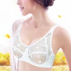 Damas secreto sin relleno sujetador para las mujeres BH Copa grande Lencería transparente Sexy Sujetador de encaje Bralette de talla grande A B C D DD E F 34-44 ► Foto 3/6