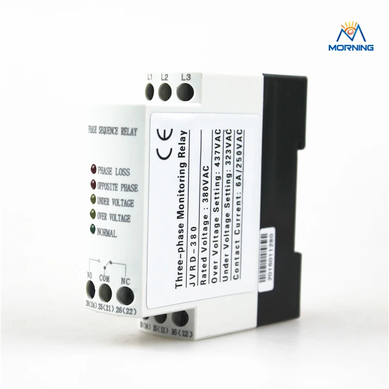 

JVRD380 Three-Phase Sequence Voltage Protection Device 380VAC