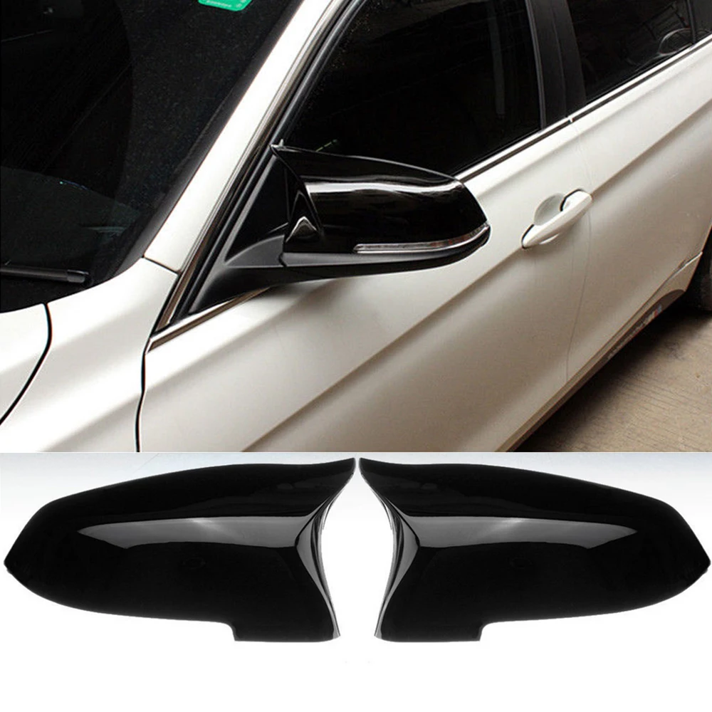 cheap Gloss Black Wind Mirror Covers Cap Fit For BMW F10 F11 LCI 2014 2016 F01 F02 F06 F07 LCI 2013 2016