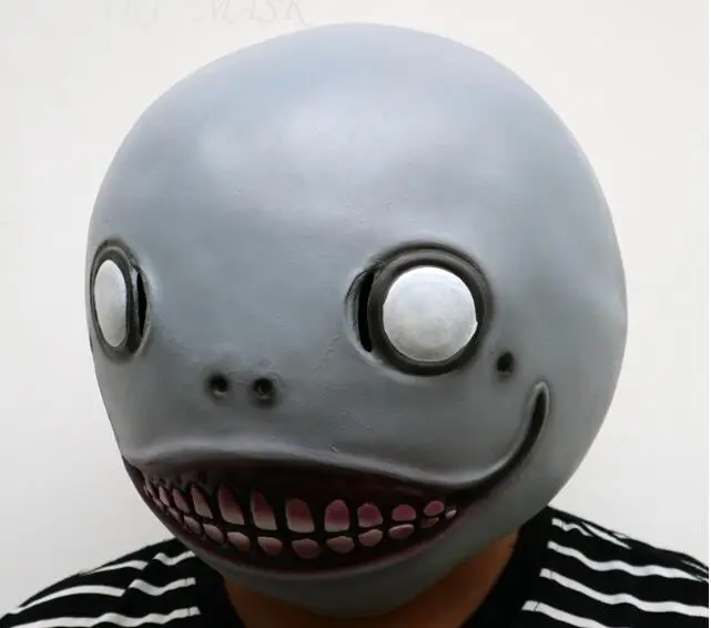 

Halloween Game 1:1 Adult Soild NieR: Automata Masks Cosplay Emil Mask Helmet 1:1 Latex Fancy Mask