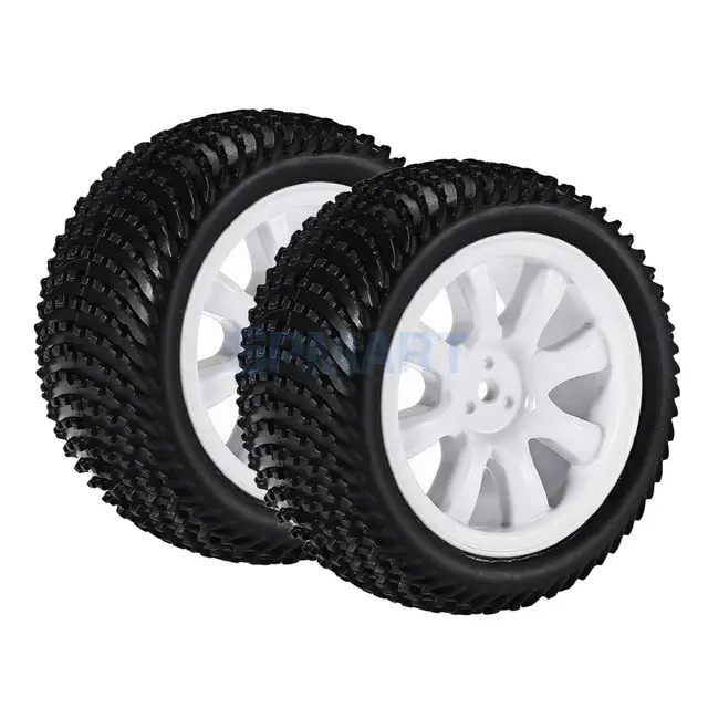 Special Price 2 Pieces 1:10 RC Truggy Off-Road Car Rubber Tyre Tire Wheel for HONGNOR ZDRacing HSP HPI LRP Spare Parts