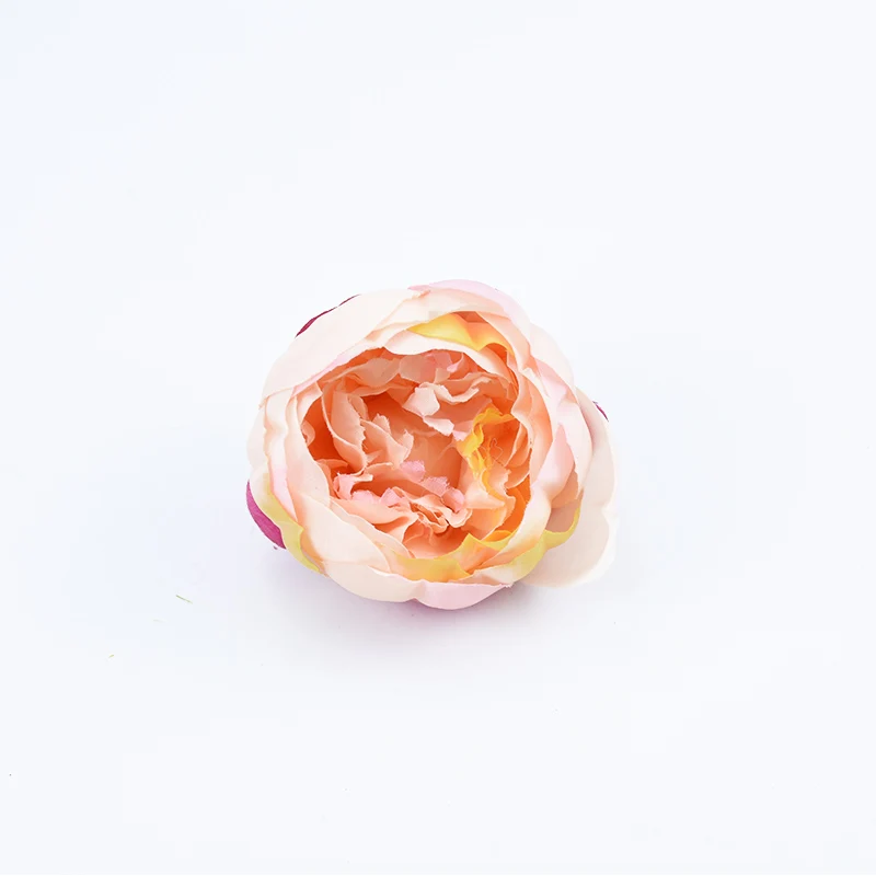 8 см дешевая шелковая головка розы рождественские украшения для дома и свадьбы DIY Скрапбукинг цветы искусственные растения, ненастоящие пластиковые цветы
