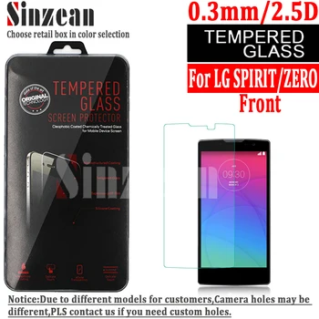 

Sinzean 100PCS For LG SPIRIT ZERO Tempered Glass screen protector 0.3mm 2.5D 9H with retai package