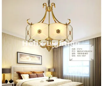 

2017 D56cm H48cm E14 LED European Style Aisle Bedroom Study Balcony Ceiling Lamp Simple Circle Bronze LED Ceiling Light