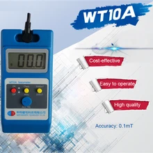 WT10A магнитометр поверхностного магнитного поля тестер гаузсметр Gigital Гаусса метр Tesla 0~ 2000mT флюксметр Ns функция с зондом