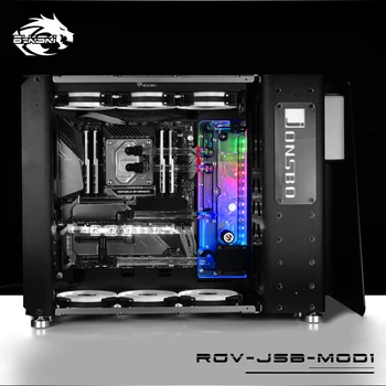 

BYKSKI Acrylic Board Water Channel Solution use for JONSBO MOD1 Computer Case for CPU and GPU Block / 3PIN RGB / Combo DDC Pump
