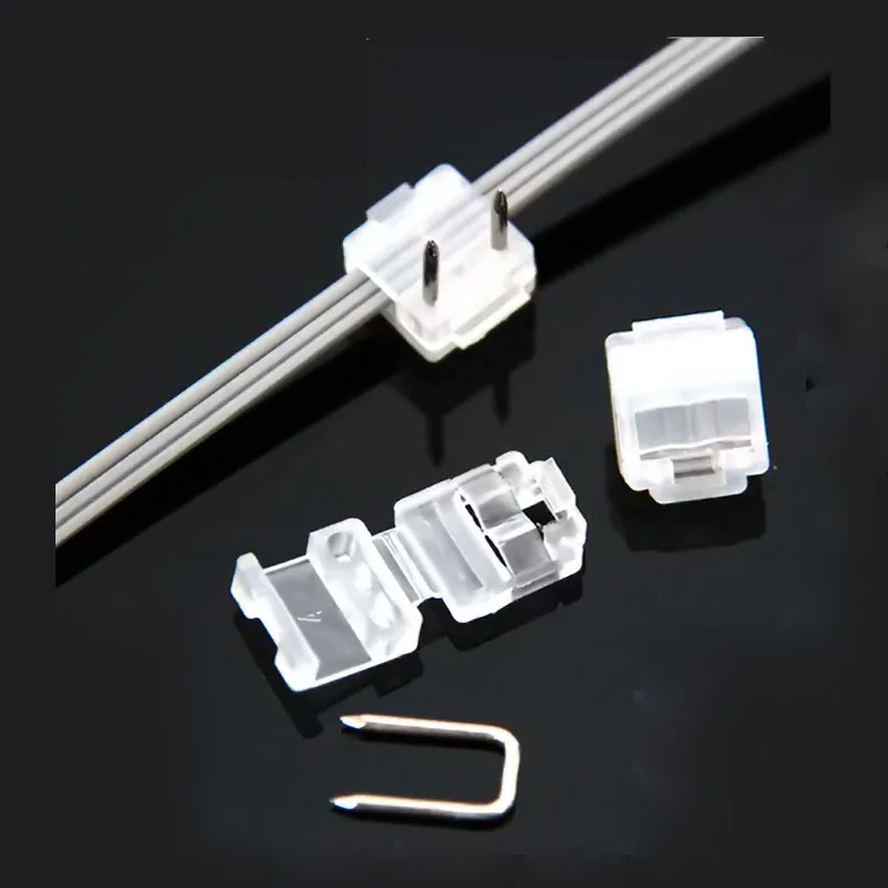 Flexer card nail FTTH installation material transparent screw buckle 50 pcs / lot cable wire toner tracer tester