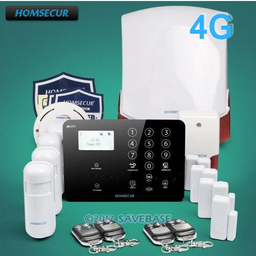 HOMSECUR Multi-language Menu 4G Wireless Home Burglar Security 3G Home Security GSM Alarm System Door Security SMS Alarm HOMSECUR Multi-language Menu 4G Wireless Home Burglar Security 3G Home Security GSM Alarm System Door Security SMS Alarm