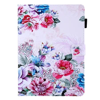 

For iPad Mini 2019 Tablet Case Flip Cover Stand Leather Wallet With Card insertion function flower butterfly For iPad Mini 12345