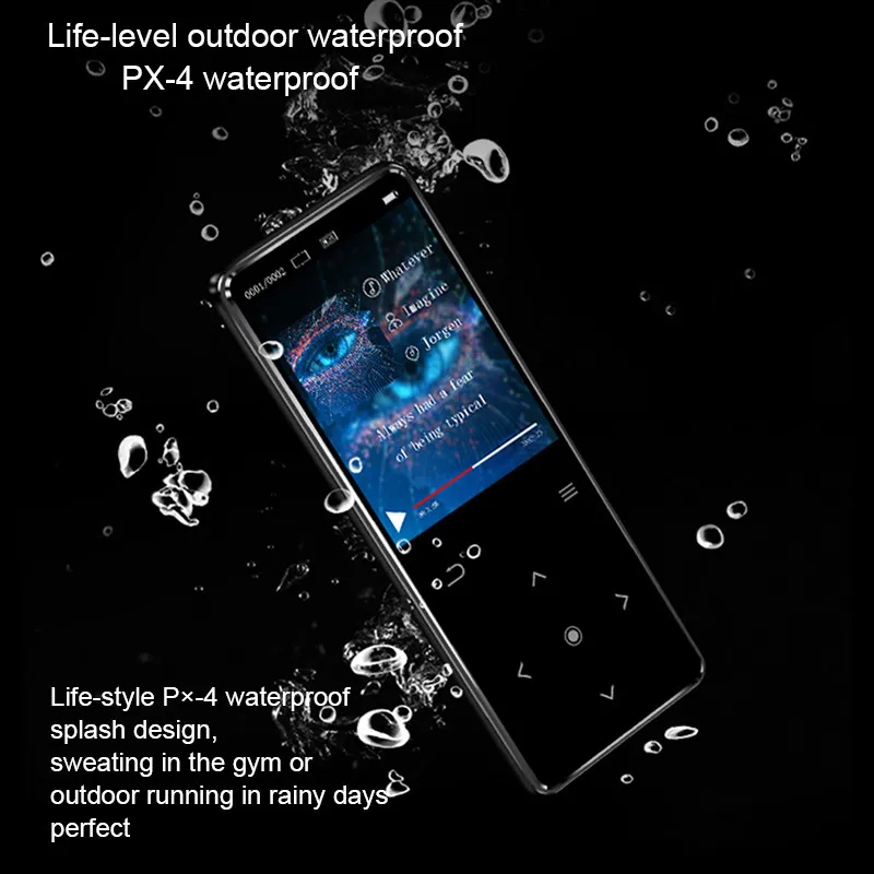 

Portable Audio Player Touch Screen Recording Repeat Lossless HiFi Sound Mini MP4 Player Bluetooth FM Radio Ebook MP4