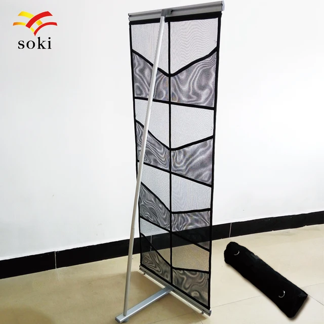 A40 Portable Four Mesh Pocket L Brochure Banner StandLightweight Magnificent Portable Literature Display Stands A40 Portable Four Mesh Pocket L Brochure Banner StandLightweight Magnificent Portable Literature Display Stands