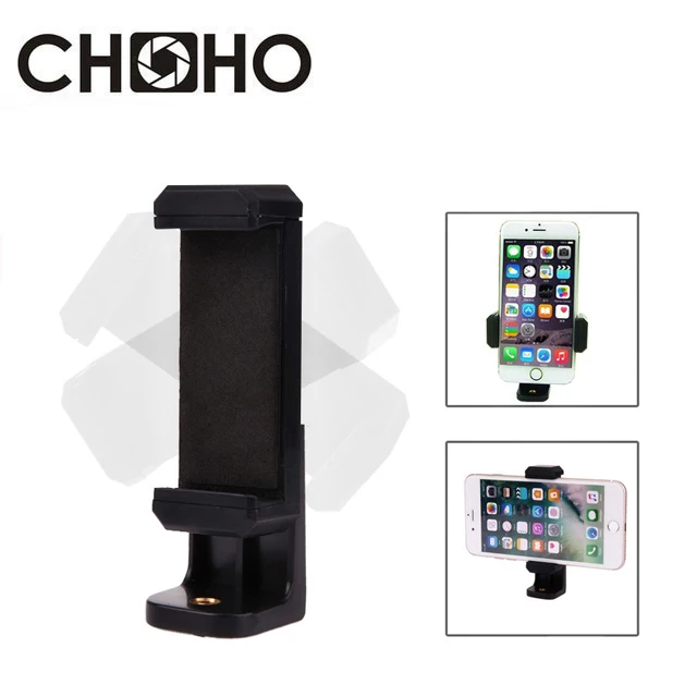 

Phone Holder Rotation Tripod Stand 1/4 inch Screw Hole Selfie Stick Phone Clip Accessories For Iphone X XS XR 8 7 6 Plus Huawei