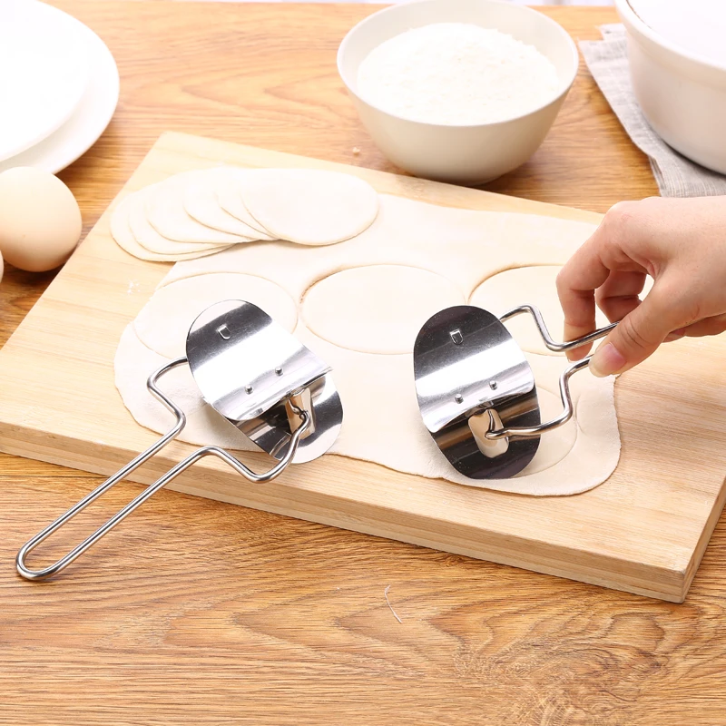 

Cut Dumpling Skin Mold Dim Sum Mold Skin Hob Tool Kitchen Creative Gadget Tools Dough Circle Roller Machine