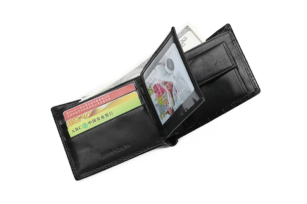 Xiniu, Новое поступление, брендовый двойной кошелек, мужской кожаный кошелек с узором «крокодиловая кожа», кошелек для кредитных карт/ID, держатель для карт, кошелек, подарок
