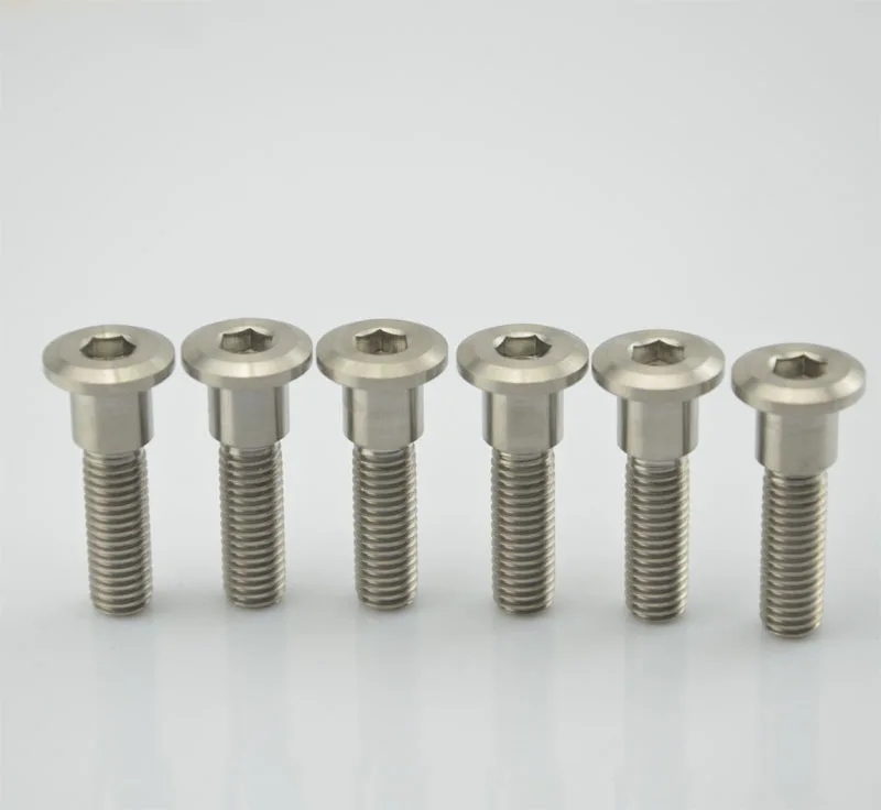 6pcs Titanium Ti Motorcycle Bike Motor Brake Rotor Bolt GSXR Bandit M8