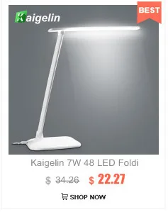 Kaigelin светодиодный складной светильник для офиса, настольная лампа с сенсорным сенсором и регулируемой яркостью, 3 уровня, настольная лампа для школьников и детей