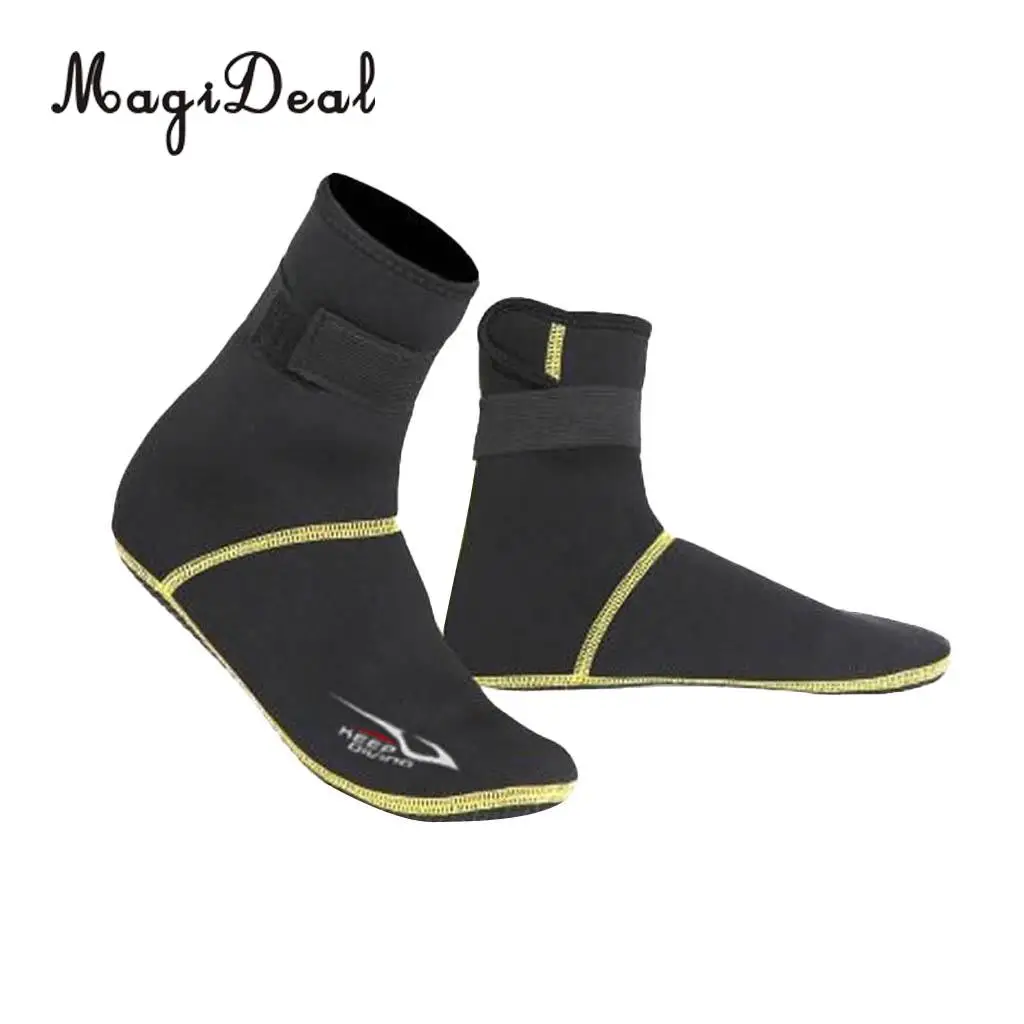 MagiDeal Neoprene Snorkeling Shoes Scuba Diving Socks Beach Boots Wetsuit Prevent Scratches Warming Anti-Slip Swimming Socks