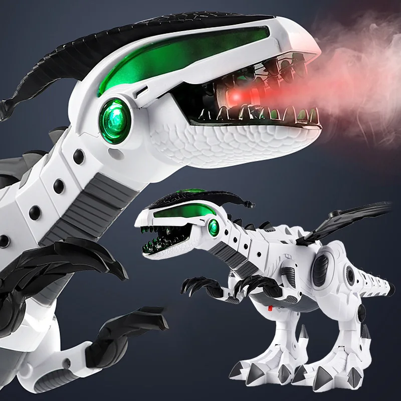 

Intelligent Electric Interactive Spray Dinosaurs Toys Sound Walking Fire Dinosaur toy Fine Electronic Pets Gifts