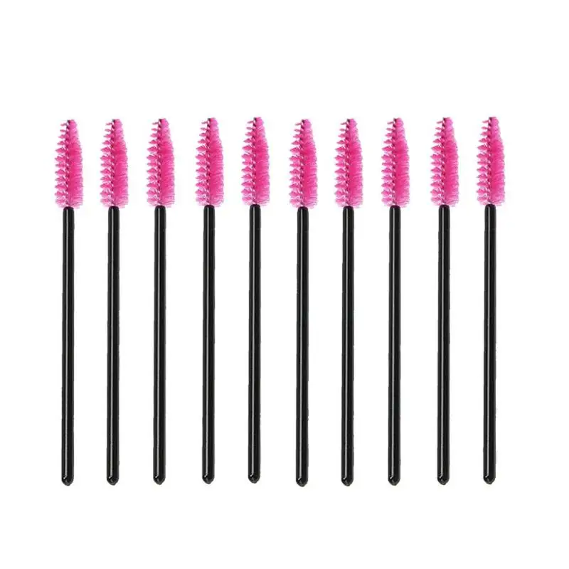 5/10pcs Eyelash Extension Disposable Eyebrow brush Mascara Wand Applicator Spoolers Eye Lashes Cosmetic Brushes Set Makeup Tools - Цвет: Red 10pcs