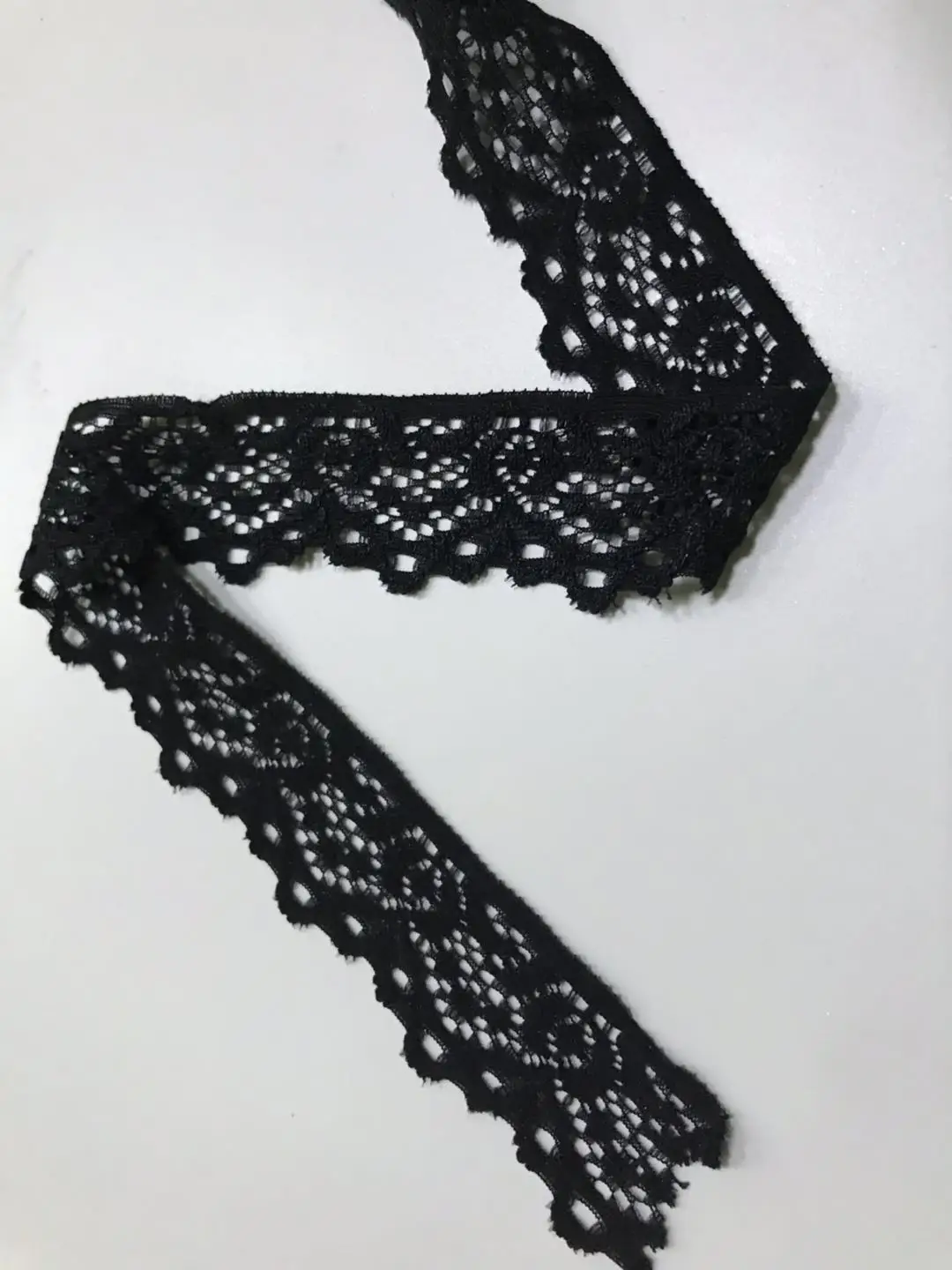 

Black Lace Ribbon Fabric Webbing Decoration DIY Apparel Sewing Accessories