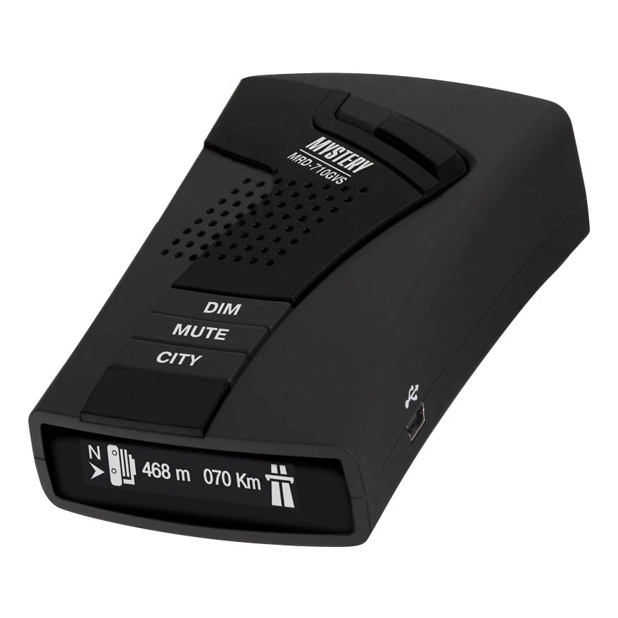Радар детектор MYSTERY MRD 710GVS (Диапазоны X/UltraX K/UltraK Ka 360° обнаружение сигналов лазера VG