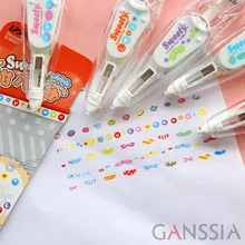 1 шт./лот милая лента для коррекции мультфильм животных украшения ленты для письма дневник DIY Скрапбукинг Канцелярские Школьные(ss-a921