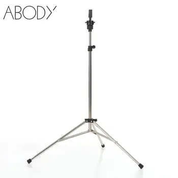 

Adjustable Hairdressing Tripod Stand Training Mannequin Head Holder Stainless Steel Manikin Tripod Stand Wig Stands Mold Clamp