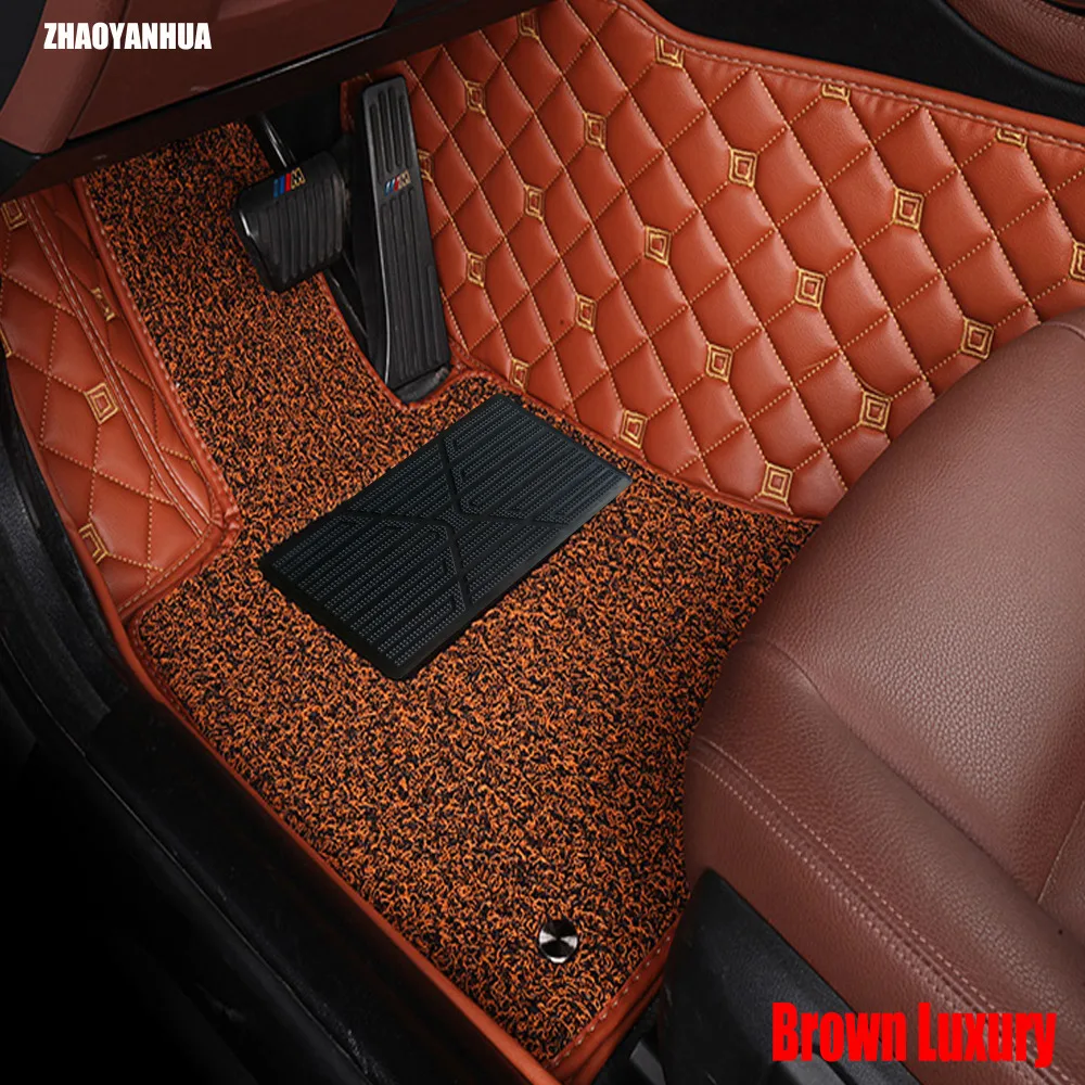 Автомобильные коврики ZHAOYANHUA для Citroen C5 C4 Air Cross Picasso C elysee DS5 кожаные