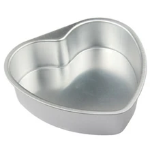 Сердце Алюминий кекса помадкой украшения кекс Маффин плесень банки выпечки инструмент 6"