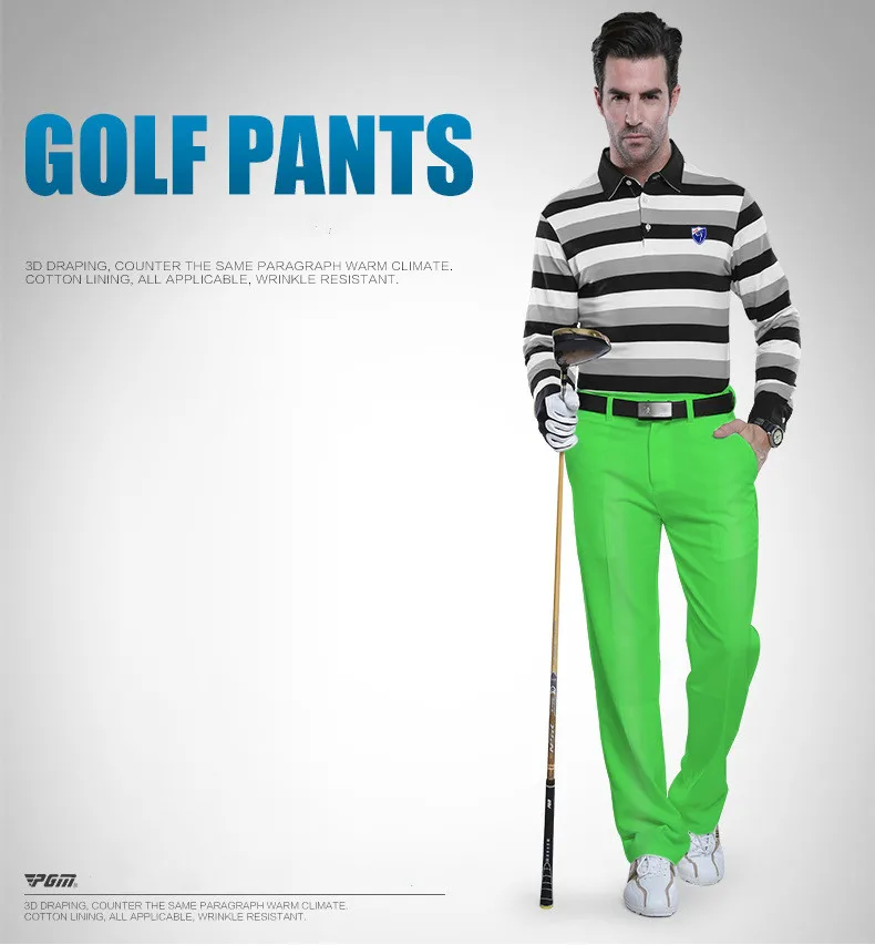 PGM одежда для гольфа водонепроницаемые брюки для гольфа для мужчин быстросохнущие летние дышащие тонкие брюки для гольфа плюс размер XXS-XXXL одежда - Цвет: one
