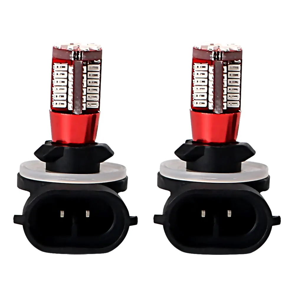 

2pcs DC 12V 57 SMD 3014 Car Front Fog Lamp 881 LED Headlight Head Light Lamp Auto Running Lights Bulb