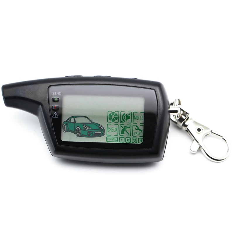 

Russian DXL 3000 LCD Remote Control Key Fob For Russian Vehicle Security Two way car alarm system PANDORA DXL3000 Fob Keychain