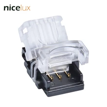 10 шт. разъем для 3 Pin 10 мм IP65 WS2812 Водонепроницаемый светодиодный Пиксельная полоса цифровой светильник для подключения провода WS2812B разъем