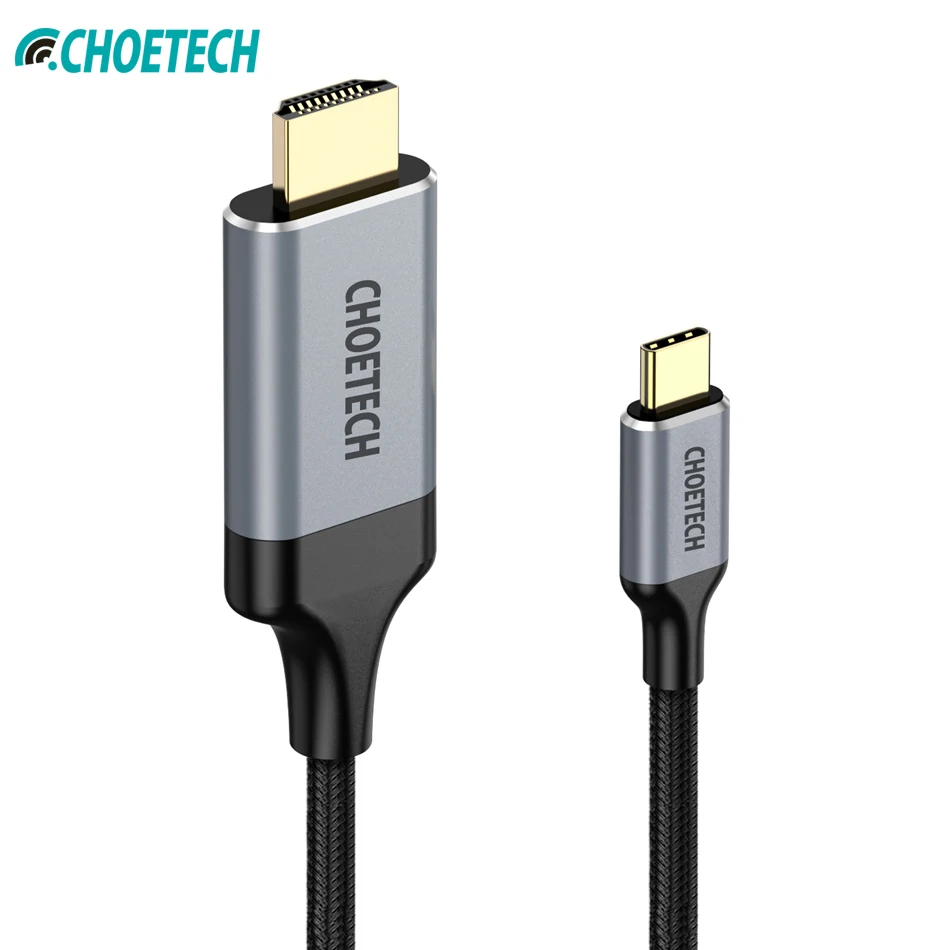 Choetech USB C HDMI Тип Кабеля C HDMI для MacBook samsung Galaxy S9/S8 huawei Коврики 20 P20 Pro USBC HDMI адаптер для iPad pro