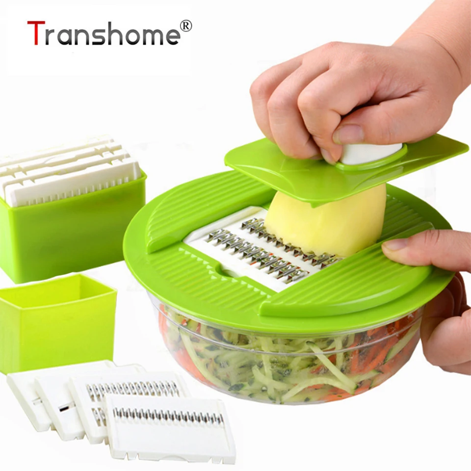 Transhome Vegetable Cutter Potato Slicer Multifunction Hand Guard