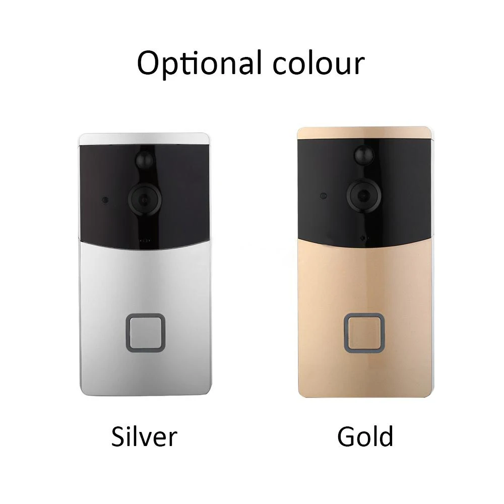 New Smart WiFi Wireless Video Doorbell Intercom System HD 720P Wide Angle Camera Two Way Audio IP65 Waterproof Home Security